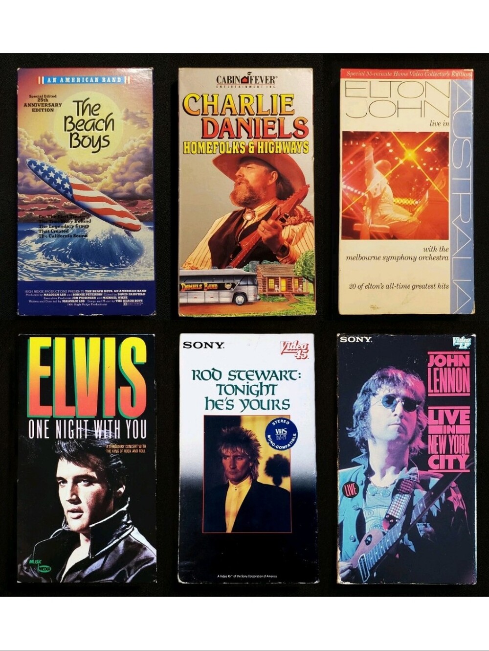 Vintage VHS Music Video Collection